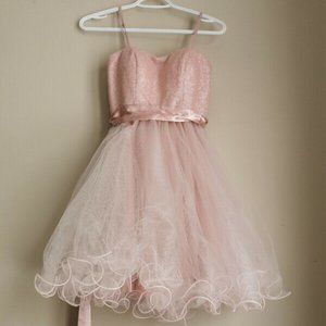 J'adore Evening Pink Cocktail Dress Size 4. NWT